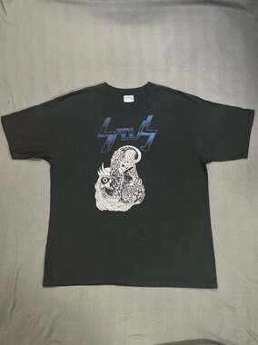 Vintage SADUS Band T-Shirt XL – Tech Death Metal – 90s/00s Swirled Graphic Rare